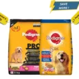 Pedigree PRO Large Breed Puppy Dry Food and Chicken & Vegetables Adult Dry Dog Food Combo