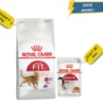 Royal Canin Fit 32 Dry Food And Instinctive Gravy Adult Cat Wet Food