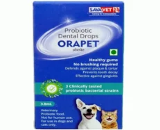 Savavet Orapet Probiotic dental drops for Dogs & Cats, 3.8 ml at ithinkpets.com (2)