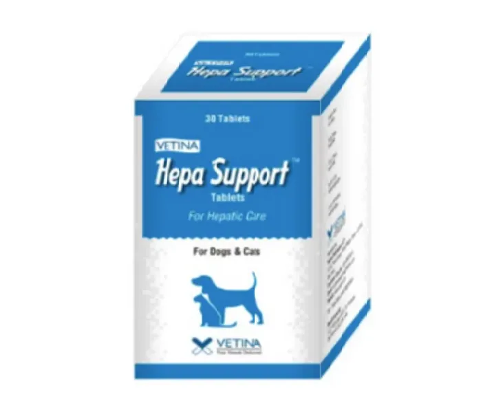 Vetina Hepa Support for Dogs & Cats, 30 tabs at ithinkpets.com ! (1)