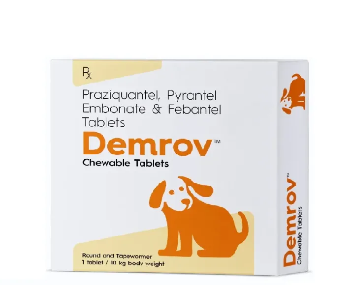 Vvaan Demrov Dog Dwormer, 8 Tablets at ithinkpets.com (1)