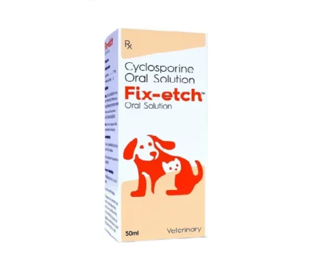 Vvaan Fix-etch cyclosporine oral Solution for dogs, 50 ml at ithinkpets.com (1) (1)