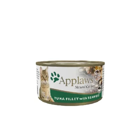 Applaws Tuna Fillet with Seaweed in Broth, Cat Wet Food, 70 Gms at ithinkpets.com (1)