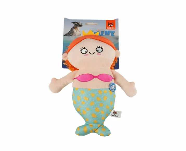 Fofos Sealife Mermaid Plush Dog Toy at ithinkpets.com (1)