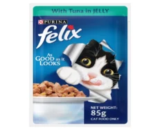 Purina Felix Tuna with Jelly Adult Wet Food, 85 Gms at ithinkpets.com (1)