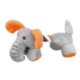 Trixie Animal with Rope Dog Squeaker Toy, Assorted