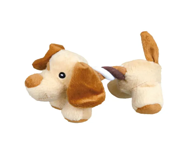 Trixie Animal with Rope Dog Squeaker Toy, Assorted at ithinkpets.com (2)