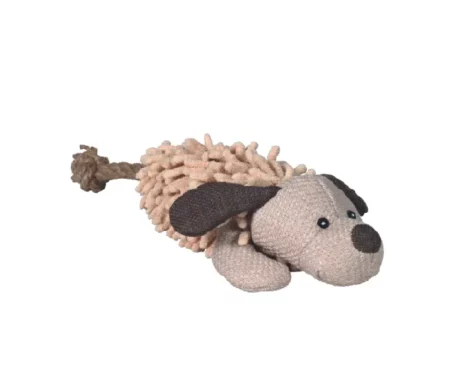 Trixie Dog with rope Plush toy, 30 cms at ithinkpets.com (1)