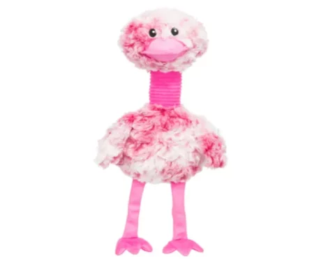 Trixie Pink Bird Plush Dog Toy, 44 cm s at ithinkpets.com (1)