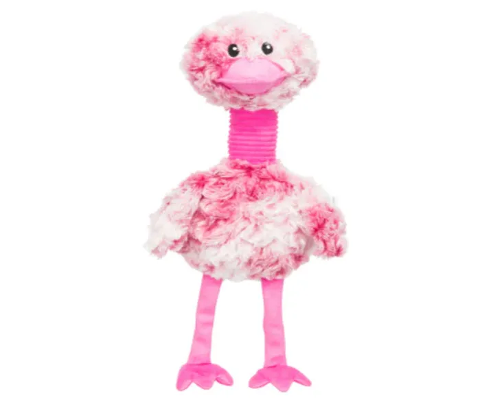 Trixie Pink Bird Plush Dog Toy, 44 cm s at ithinkpets.com (1)
