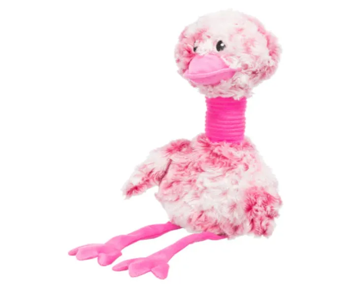 Trixie Pink Bird Plush Dog Toy, 44 cm s at ithinkpets.com (2)