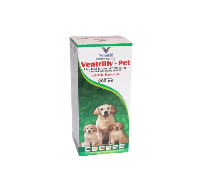 Venworld Ventriliv Pet Lamb Flavor Herbal Liver Stimulant, 200 ml at ithinkpets.com (1)