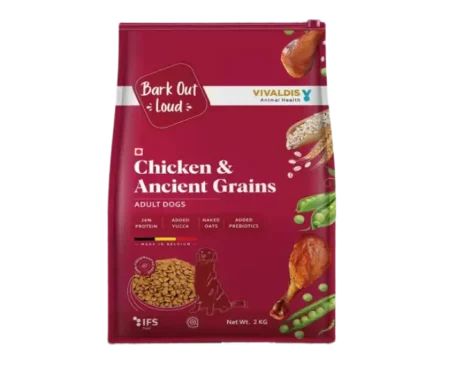 Bark Out Loud by Vivaldis Chicken & Ancient Grains Adult Dry Dog Food (All Breeds) at ithinkpets.com (1)