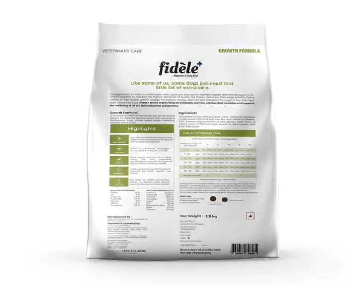 Fidele+ Veterinary Diet Puppy Growth Formula Dry Food at ithinkpets.com (2)