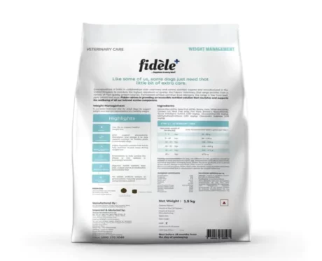 Fidele+ Veterinary Diet Weight Management Dog Dry Food at ithinkpets.com (2)