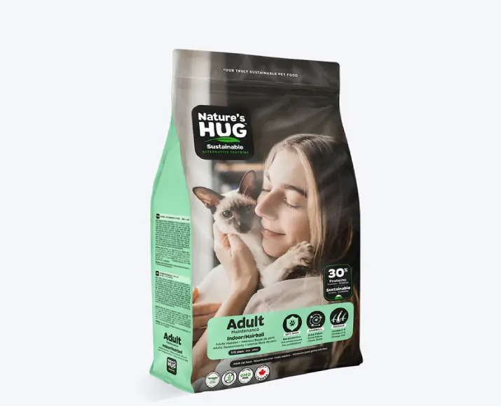 Nature’s Hug Adult Maintenance Indoor Hairball Vegan Dry Cat Food at ithinkpets.com (6)