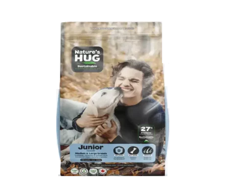 Nature's Hug Junior Growth Medium & Large Breed Vegan Dry Dog Food, 9.07 kg at ithinkpets.com (1) (1)