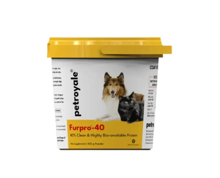 Neo Kumfurt Furpro 40 Protein Powder for Dogs and Cats, 400 Gms at ithinkpets.com (1) (1)
