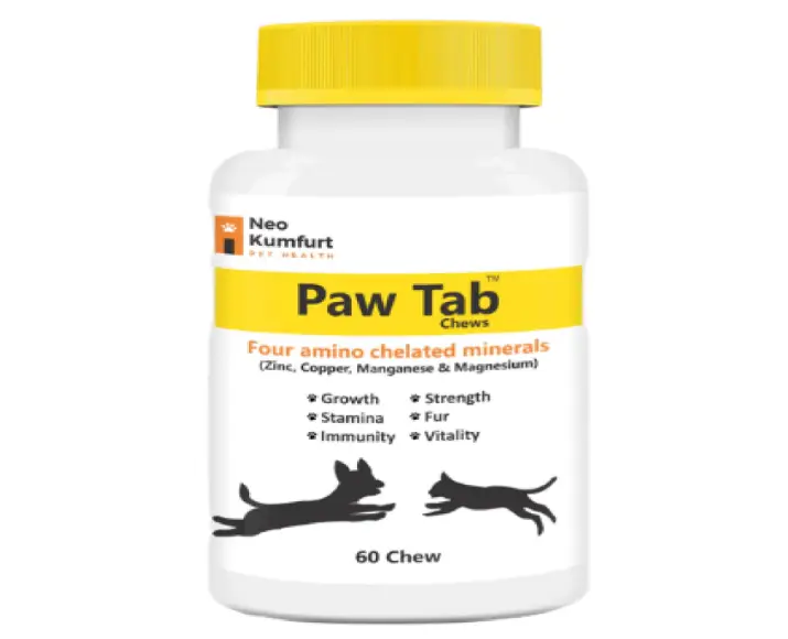 Neo Kumfurt Pawtab Chews for Dogs and Cats, 60 tablets at ithinkpets.com (1) (1)