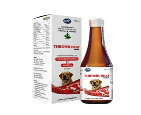 Venkys Thromb Beat Syrup, 100ml at ithinkpets.com (1)
