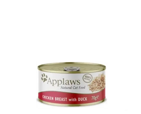 Applaws Cat Wet Food Tin Chicken with Duck, 70 gms at ithinkpets.com (1) (1)
