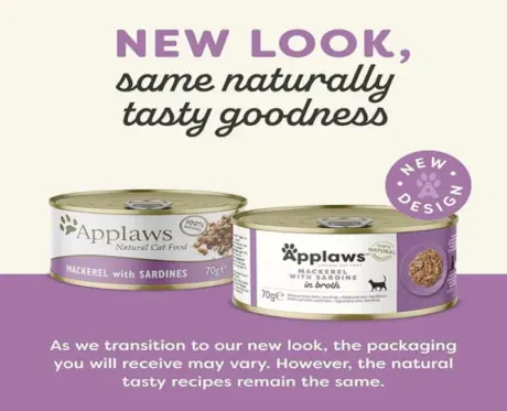Applaws Cat Wet Food Tin Mackerel with Sardine, 70 gms at ithinkpets.com 2