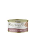 Applaws Cat Wet Food Tin Tuna Fillet with Salmon in Broth, 70 gms