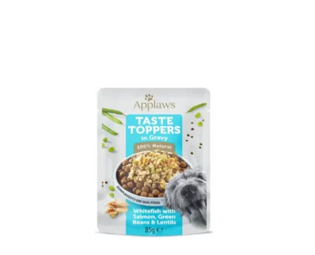 Applaws Wet Dog Food White Fish With Salmon Green Beans & Lentils 85 Gm at ithinkpets.com (1) (2)