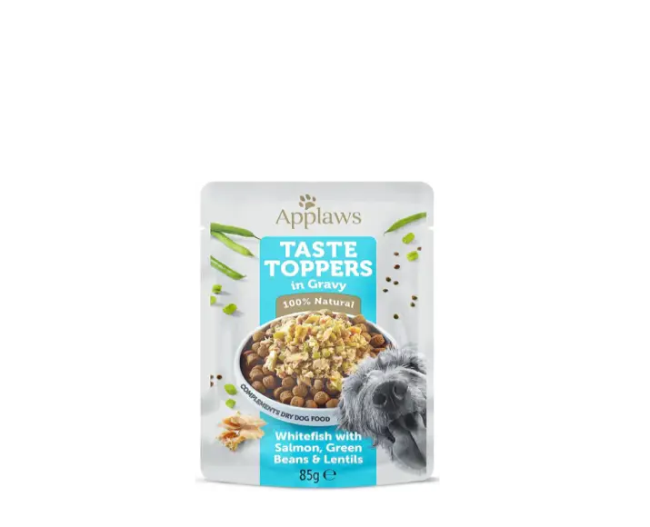 Applaws Wet Dog Food White Fish With Salmon Green Beans & Lentils 85 Gm at ithinkpets.com (1) (2)