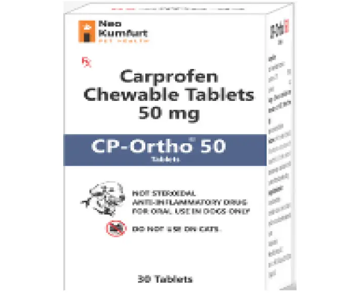 Neo Kumfurt CP Ortho 50mg Tablets for Dogs, 18 Tablets at ithinkpets.com (2)