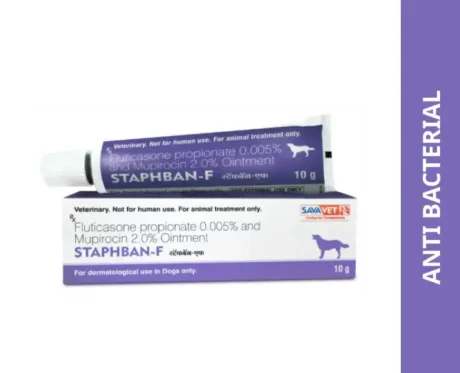 Savavet Staphban F Ointment, 10 Gms at ithinkpets.com (1) (1)
