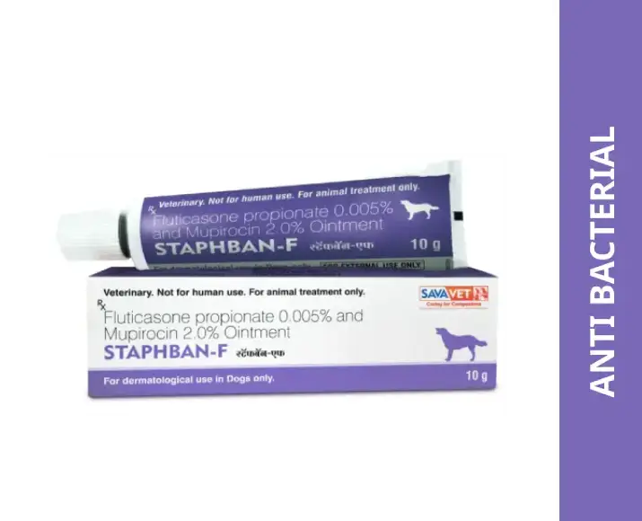 Savavet Staphban F Ointment, 10 Gms at ithinkpets.com (1) (1)