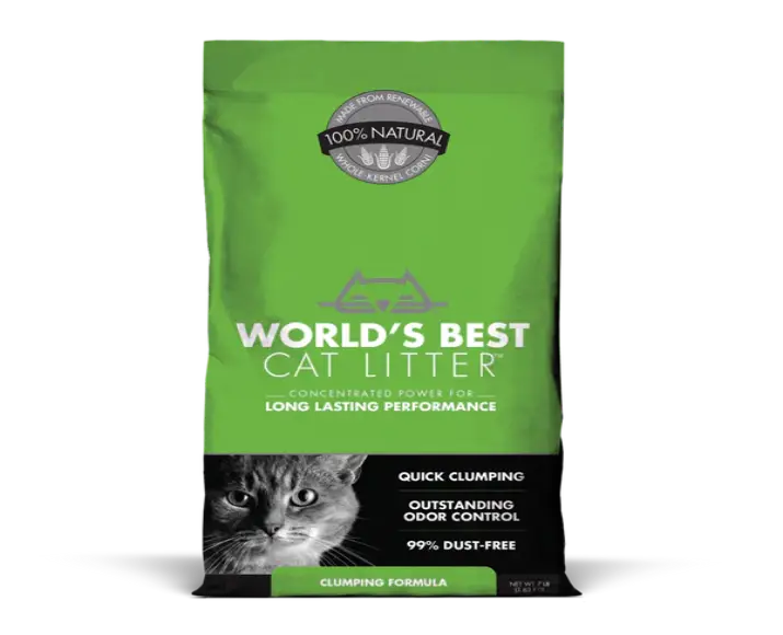 World’s Best Cat Litter Original Clumping formula , 3 Sizes at ithinkpets.com (2)