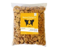 Baked Delights Chicken Dog Biscuits, Round Shaped Dog Treats, 800 Gms at ithinkpets.com (1) (1)