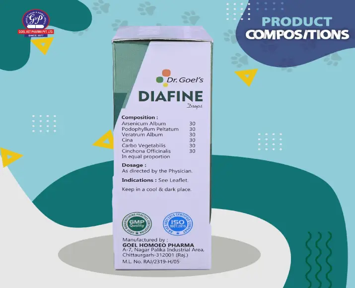 Dr Goel’S DIAFINE Drops Homeopathic Remedy for Treating Diarrhea, 20 ML at ithinkpets.com (3)