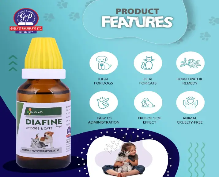 Dr Goel’S DIAFINE Drops Homeopathic Remedy for Treating Diarrhea, 20 ML at ithinkpets.com (4)