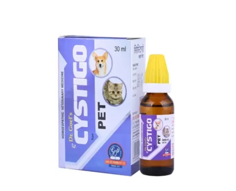 Dr Goel’s CYSTIGO Drops Homeopathic Remedy for Urinary Problems For Dogs & Cats, 30 ML at ithinkpets.com (1)