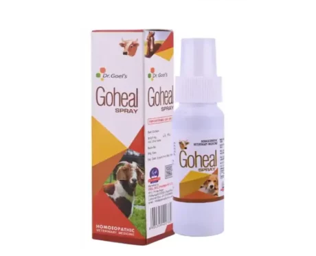 Dr Goel's Goheal Homeopathic Spray for Pets for Treating Injury & Burns, 60ML at ithinkpets.com (1) (1)