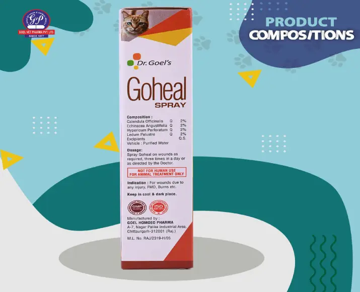 Dr Goel’s Goheal Homeopathic Spray for Pets for Treating Injury & Burns, 60ML at ithinkpets.com (3)