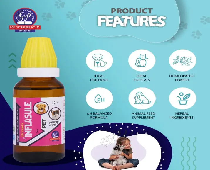 Dr Goel’s INFLASULE Homeopathic Drops for Pets For Joint Inflammation & Swelling, 30 ML at ithinkpets.com (4)