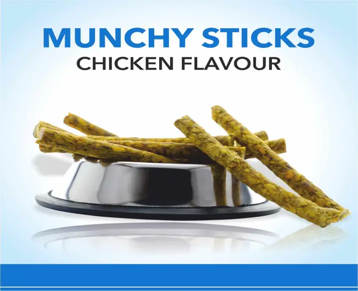 Purepet Chicken Flavor Munchy Sticks Dog Treats, 400 Gms at ithinkpets.com (5)