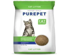 Purepet Lavender Scented Clumping Cat Litter at ithinkpets.com (1)