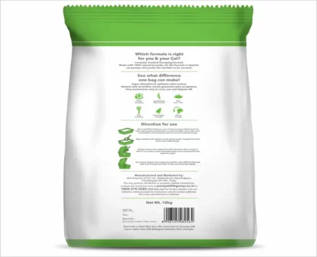 Purepet Lavender Scented Clumping Cat Litter at ithinkpets.com (2)