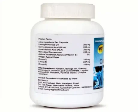 Saitrayaa Omega forte For Dogs & Cats, 30 Tabs at ithinkpets.com (2)