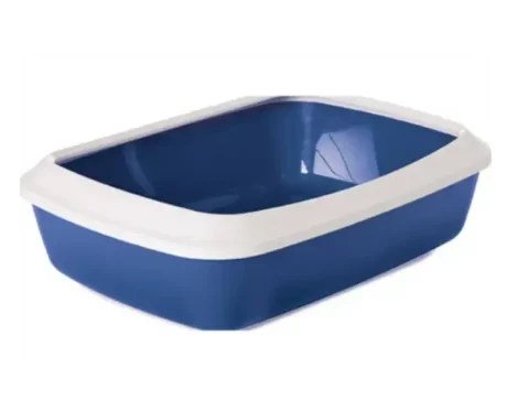 Savic Iriz Litter Tray with Rim for Cats, 17 Inches at ithinkpets.com (1) (1)