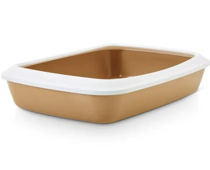 Savic Iriz Litter Tray with Rim for Cats, 17 Inches at ithinkpets.com (2)