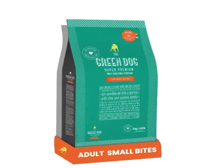 The Green Dog Adult Small Bites Dog Food, Vegan Plant Based Dog Dry Food at ithinkpets.com (1) (1)