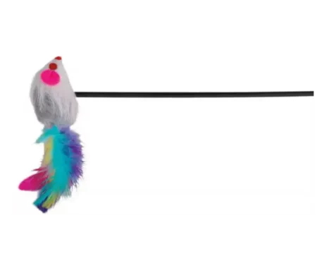 Trixie Cat Play Rod With Mouse, 50 Cm at ithinkpets.com (1)