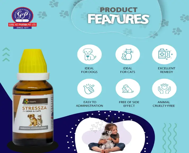 Dr Goel’s STRESSZA Homeopathic Medicine for Dogs & Cats, 30 ML at ithinkpets.com (4)