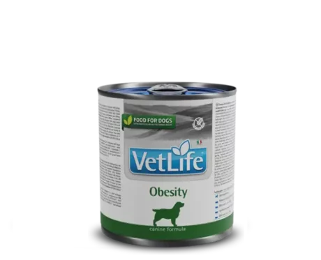 Farmina Vetlife Obesity Dog Wet Food Can, 300 Gms at ithinkpets.com (1) (1)